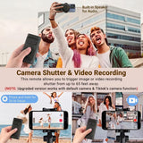 Remote Control for TikTok Scrolling with Smartphone Holder stand with bluetooth speaker, Wireless Page Turner, Camera Shutter Video Recording for IOS Android, Phone Selfie Accessory, Gifts for Men Women