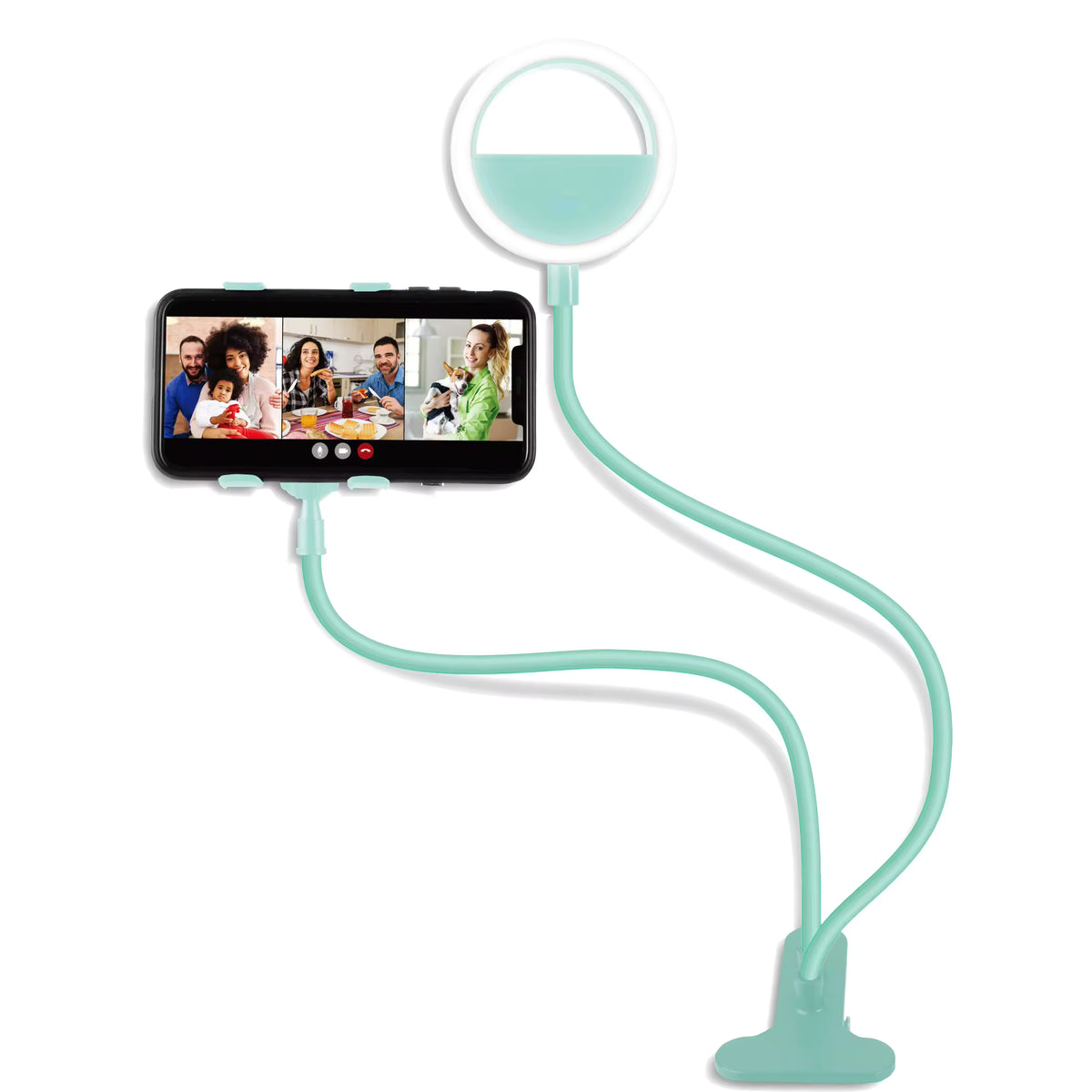 Manufacturer 360 Degree Fill Light 4 Inch Led Selfie Ring Light With Desktop Clip and Mobile Phone Holder