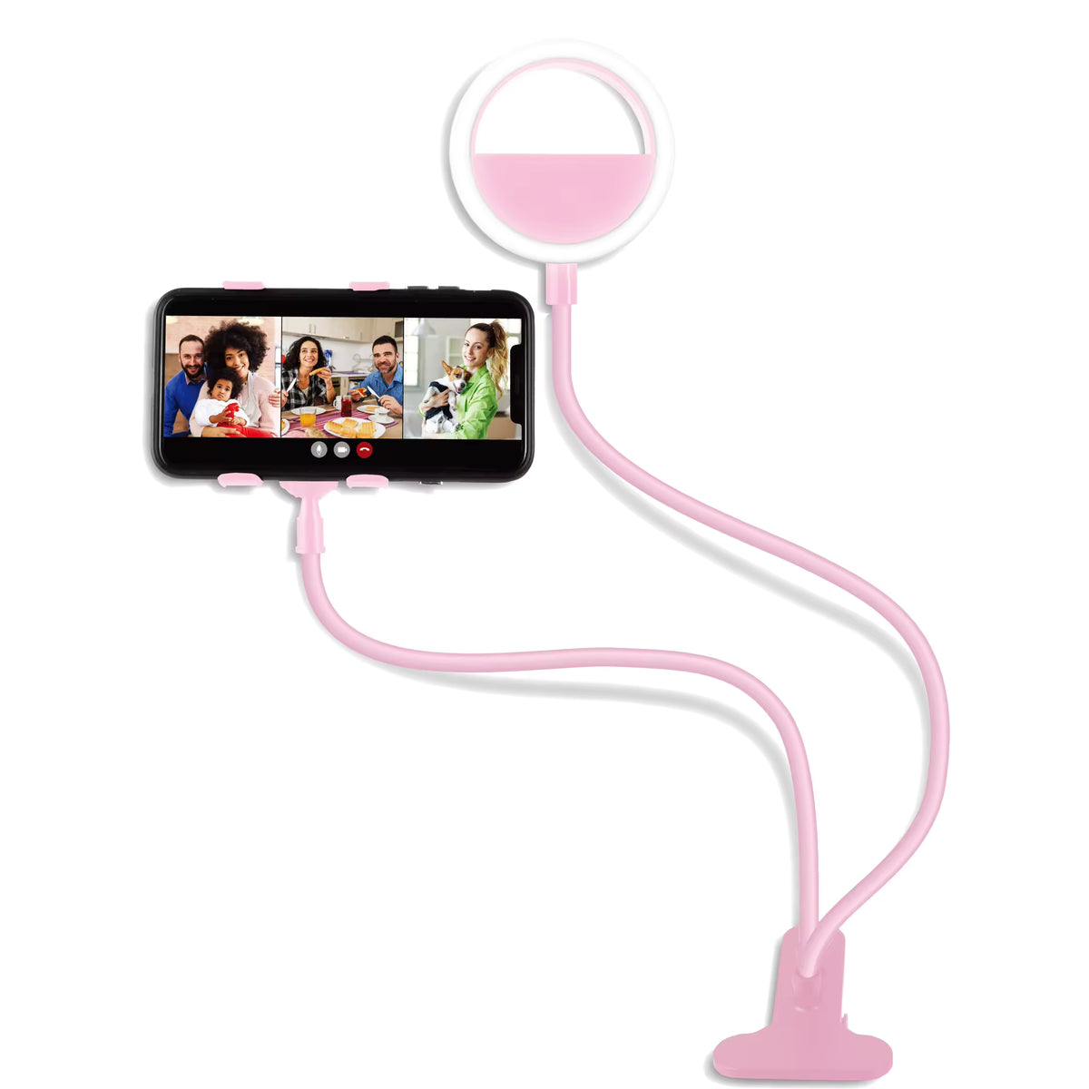 Manufacturer 360 Degree Fill Light 4 Inch Led Selfie Ring Light With Desktop Clip and Mobile Phone Holder