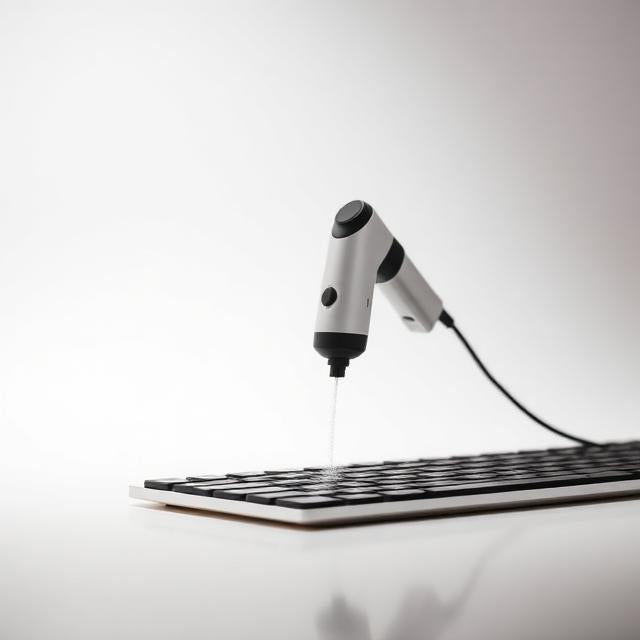 Desktop Mini Vacuum Cleaner for Keyboard & Dust